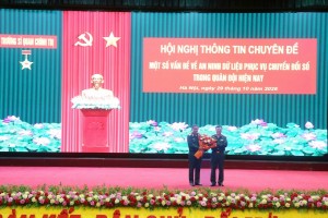 Hội nghị thông tin chuyên đề  “Một số vấn đề về an ninh dữ liệu phục vụ chuyển đổi số trong Quân đội hiện nay”