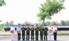 Tiểu đoàn 12 thăm, động viên lực lượng diễu binh, diễu hành thực hiện nhiệm vụ A80 của Quân khu 2