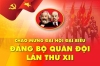 Trường Đại học Chính trị với niềm tin sắt son hướng về Đại hội Đảng bộ Quân đội lần thứ XII