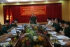 Đồng chí Trung tướng, PGS, TS Nguyễn Hùng Oanh, Hiệu trưởng Nhà trường, Trưởng Ban Tổ chức Hội thảo phát biểu Kết luận Hội nghị.