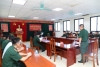 Đồng chí Thiếu tướng, PGS, TS Nguyễn Huy Hoàng, Chủ tịch Hội đồng đánh giá luận văn thạc sĩ Ngành Xây dựng Đảng và Chính quyền nhà nước phát biểu kết luận.