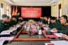 Đoàn công tác làm việc tại Trung đoàn 174, Sư đoàn 316.