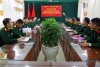 Đoàn công tác Trường Đại học Chính trị nghiên cứu, trao đổi thực tế tại Trung đoàn 43, Sư đoàn 395, Quân khu 3