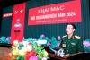 Đồng chí Đại tá, TS Nguyễn Văn Kỷ, Phó Hiệu trưởng Nhà trường phát biểu khai mạc Hội thi.