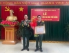 Lễ trao Huy hiệu Đảng đợt 19/5