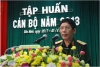 Trường Đại học Chính trị tổ chức tập huấn cán bộ năm 2013