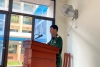 Đồng chí Thiếu tướng Mai Quốc Hưng, Phó Hiệu trưởng Nhà trường phát biểu giao nhiệm vụ cho đội tuyển tham gia Hội thao.