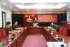 Đồng chí Đại tá, TS, Trần Minh Chiến, Trưởng phòng Khoa học quân sự, Chủ tịch Hội đồng khoa học đánh giá, xếp loại  các công trình khoa học học viên năm học 2023 - 2024.