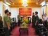 Thủ trưởng Nhà trường chúc mừng Công an thành phố Bắc Ninh,  Công an tỉnh Bắc Ninh nhân Ngày truyền thống lực lượng Công an nhân dân