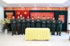 Đại diện các ban, ngành Công đoàn cơ sở Phòng Chính trị giao ước thi đua