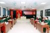 Đồng chí Trung tướng, PGS, TS Nguyễn Hùng Oanh, Hiệu trưởng Nhà trường, Chủ tịch Hội đồng tuyển sinh phát biểu giao nhiệm vụ cho các lực lượng tham gia kỳ thi.