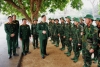 Đồng chí Chính ủy Nhà trường thăm, kiểm tra các đơn vị tại thành phố Bắc Ninh, tỉnh Bắc Ninh
