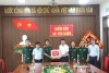 Trường Đại học Chính trị trao tặng sách cho xã Yên Xuân, Thành phố Hà Nội