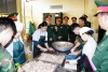 Hiệu trưởng Nhà trường thăm và kiểm tra các đơn vị tại khu B