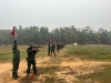 Bắn tập tổng hợp súng Tiểu liên AK cho học viên năm thứ nhất