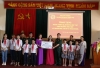 TRƯỜNG ĐẠI HỌC CHÍNH TRỊ: TRAO TẶNG TRANG THIẾT BỊ DẠY HỌC VÀ BÀN GHẾ HỌC SINH CHO TRƯỜNG TIỂU HỌC VÀ TRUNG HỌC CƠ SỞ XÃ THẠCH HÒA, HUYỆN THẠCH THẤT, THÀNH PHỐ HÀ NỘI