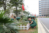 Môi trường “xanh - sạch - đẹp - sáng” ở Trường Đại học Chính trị