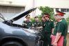 Chấm thi xe tốt, lái xe giỏi toàn quân năm 2023  tại Trường Sĩ quan Chính trị