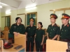 Đại tướng Phùng Quang Thanh - Bộ trưởng Bộ Quốc phòng thăm và làm việc tại Trường Đại học Chính trị