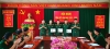 Trung tá, ThS Đậu Trọng Chương (đứng giữa), Phó Chủ nhiệm Bộ môn Lịch sử Tư tưởng kinh tế, Khoa Kinh tế Chính trị.