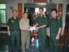TRƯỜNG ĐẠI HỌC CHÍNH TRỊ  THĂM, TẶNG QUÀ CÁC ĐỒNG CHÍ NGUYÊN LÀ LÃNH ĐẠO, CHỈ HUY  NHÀ TRƯỜNG THAM GIA KHÁNG CHIẾN CHỐNG MỸ CỨU NƯỚC