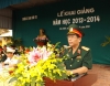 Diễn văn của Hiệu trưởng  tại Lễ Khai giảng năm học 2013 - 2014