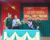 TIỂU ĐOÀN 3 TỔ CHỨC LỄ KẾT NGHĨA LÀM CÔNG TÁC DÂN VẬN