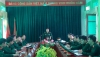 Thủ trưởng Nhà trường kiểm tra học viên Tiểu đoàn 2 thực tập trung đội trưởng tại Sư đoàn 3, Quân khu 1