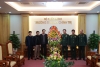 Nhiều đoàn đại biểu chúc mừng Trường Sĩ quan Chính trị nhân dịp ngày 22/12