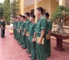 KIỂM TRA HỌC VIÊN THỰC TẬP TRUNG ĐỘI TRƯỞNG  TẠI ĐƠN VỊ CƠ SỞ NĂM 2019