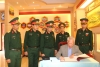 Nguyên Phó Thủ tướng Vũ Khoan thăm và nói chuyện với cán bộ, giảng viên Trường Đại học Chính trị