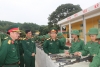 Thủ trưởng Nhà trường kiểm tra thực tập tốt nghiệp của học viên