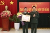 Trường Đại học Chính trị tổ chức trao tặng Huy hiệu 40 năm và 30 năm tuổi Đảng