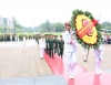 TRƯỜNG ĐẠI HỌC CHÍNH TRỊ: TỔ CHỨC LỄ BÁO CÔNG TẠI LĂNG CHỦ TỊCH HỒ CHÍ MINH
