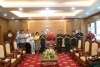 Trường Đại học Chính trị gặp mặt, chúc mừng đồng chí Hiệu trưởng Nhà trường được thăng quân hàm Trung tướng