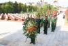 Trường Đại học Chính trị dâng hương viếng Nghĩa trang Liệt sĩ huyện Thạch Thất, Thành phố Hà Nội