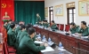 ĐÓN ĐOÀN CÔNG TÁC CỦA CỤC NHÀ TRƯỜNG/BỘ TỔNG THAM MƯU VỀ LÀM VIỆC TẠI NHÀ TRƯỜNG