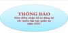 HỘI ĐỒNG TUYỂN SINH TRƯỜNG SĨ QUAN CHÍNH TRỊ THÔNG BÁO MỨC ĐIỂM NHẬN HỒ SƠ ĐĂNG KÝ XÉT TUYỂN ĐẠI HỌC QUÂN SỰ NĂM 2021 (Bổ sung Thông báo ngày 26/8/2021)