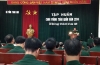 TRƯỜNG ĐẠI HỌC CHÍNH TRỊ THAM GIA TẬP HUẤN CANH PHÒNG TOÀN QUÂN NĂM 2014