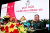 Đồng chí Trung tướng Lê Quang Minh, Phó Chủ nhiệm Tổng cục Chính trị Quân đội nhân dân Việt Nam phát biểu tại Đại hội.