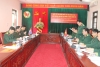 Đoàn Tùy viên quân sự Quân đội nhân dân Lào  thăm và làm việc tại Trường Đại học Chính trị
