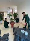 Sôi nổi hoạt động chuẩn bị Hội thi  “Xây dựng và quản lý doanh trại chính quy, xanh, sạch, đẹp” năm 2025