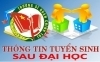 THÔNG BÁO ĐIỂM THI TUYỂN SINH SAU ĐẠI HỌC NĂM 2020