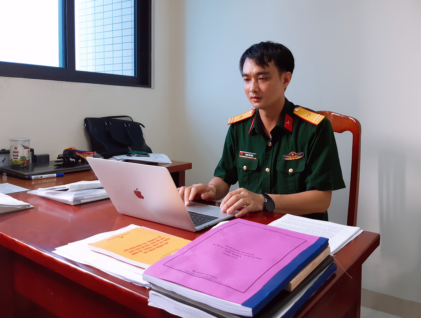 Thiếu tá, TS Phạm Văn Hậu - người Chủ nhiệm bộ môn giàu nhiệt huyết, sáng tạo và đam mê nghề nghiệp