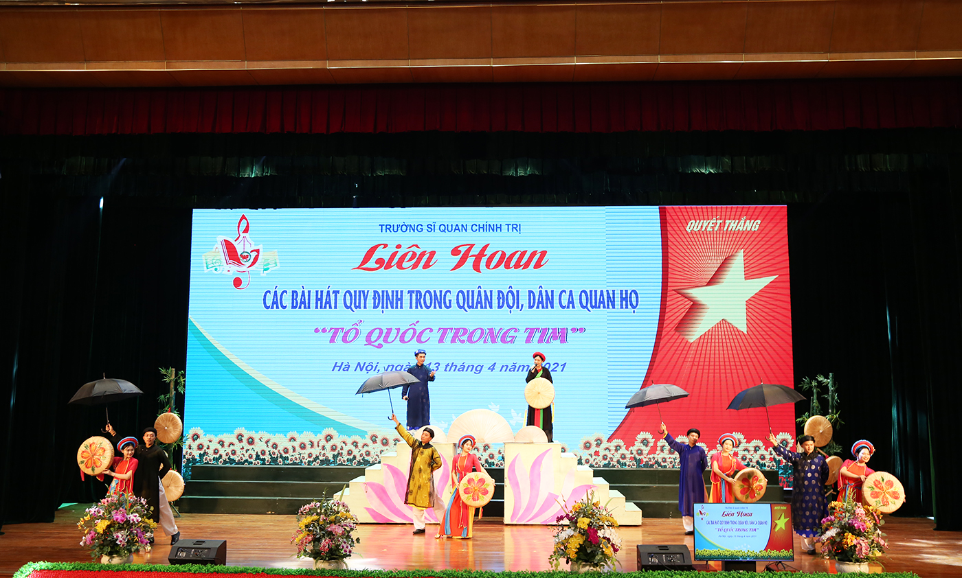 Khai mạc Liên hoan các bài hát quy định trong Quân đội, dân ca Quan họ ...