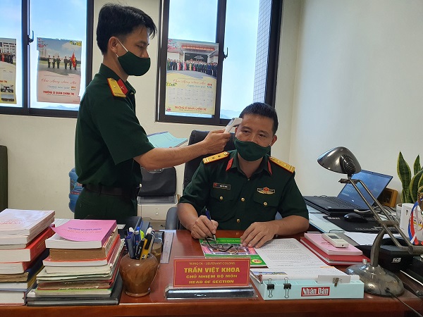 Khoa Công tác đảng, công tác chính trị thực hiện nghiêm các biện pháp phòng, chống dịch COVID-19