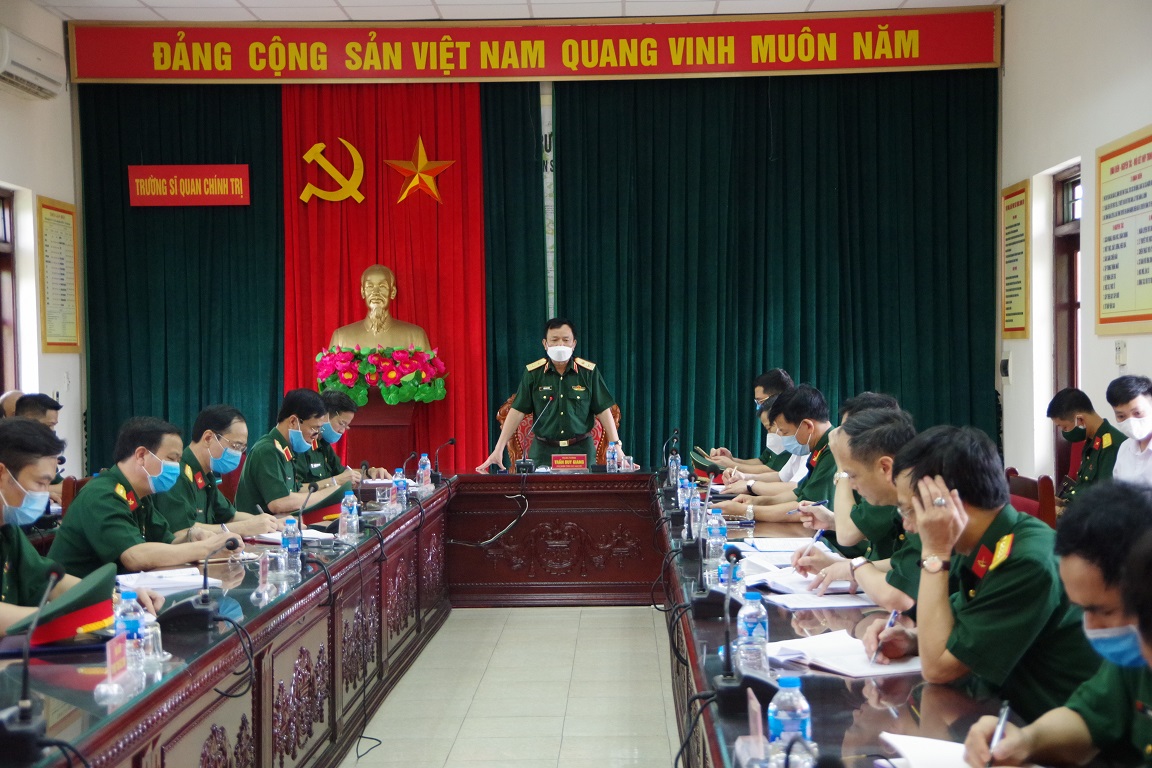 Tổng cục Hậu cần triển khai Bệnh viện dã chiến truyền nhiễm số 1 tại Khu B/Trường Đại học Chính trị