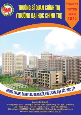 HỘI ĐỒNG TUYỂN SINH TRƯỜNG SĨ QUAN CHÍNH TRỊ THÔNG BÁO ĐỀ ÁN TUYỂN SINH TRÌNH ĐỘ ĐẠI HỌC  NĂM 2021 (BỔ SUNG)
