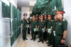 Tiểu đoàn 5 đón Đoàn tham quan, trao đổi kinh nghiệm  xây dựng đơn vị chính quy