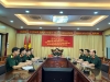 Quang cảnh Lễ phát động tại điểm cầu Trường Đại học Chính trị.